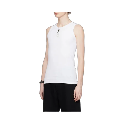 Skull Ribbed Tank Top