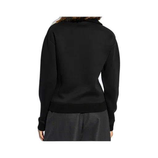 Logo Detailed Half-Zip Sweatshirt