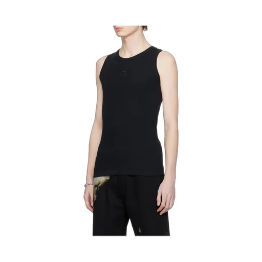 Skull Ribbed Tank Top