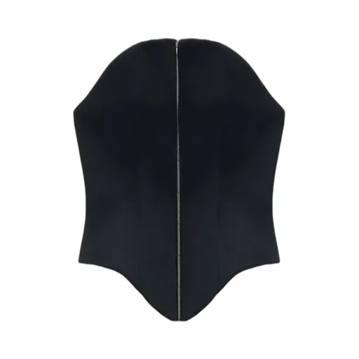 Zipped Corset Top