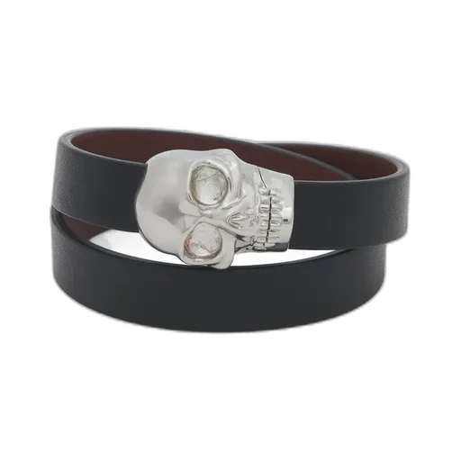 Skull Double Wrap Bracelet