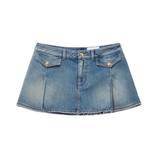 Denim Mini Skirt
