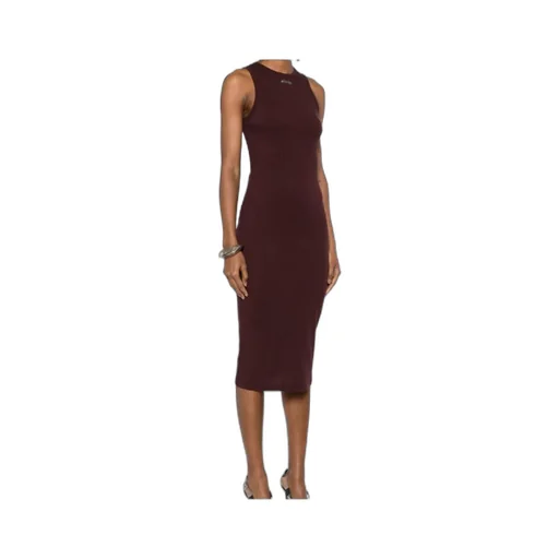 Ribbed Sleeveless Midi Dress