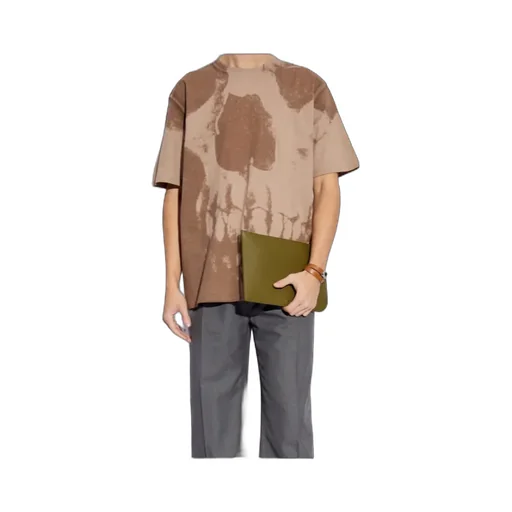 Skull Printed Crewneck T-Shirt