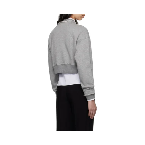 Logo Detailed Cropped Sweatshirt