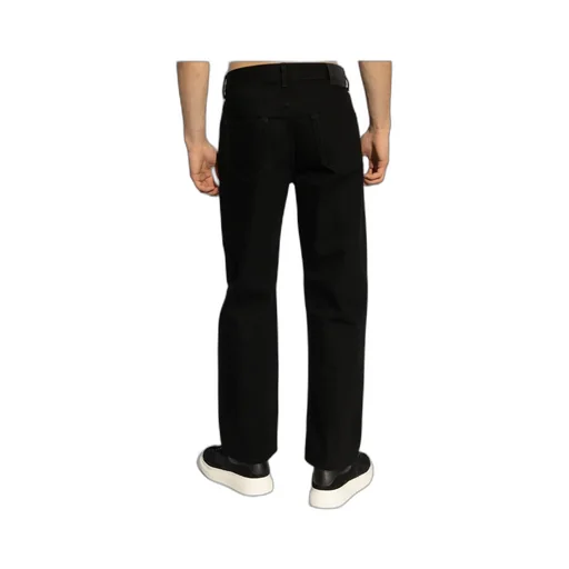 Skull Detailed Straight-Leg Jeans