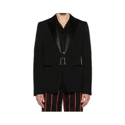 Chain-Embellished Blazer