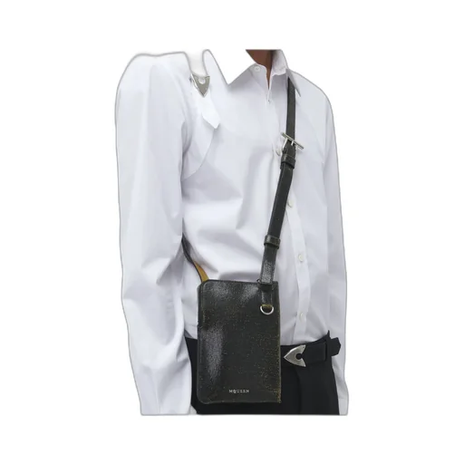 Logo-Lettering Phone Pouch