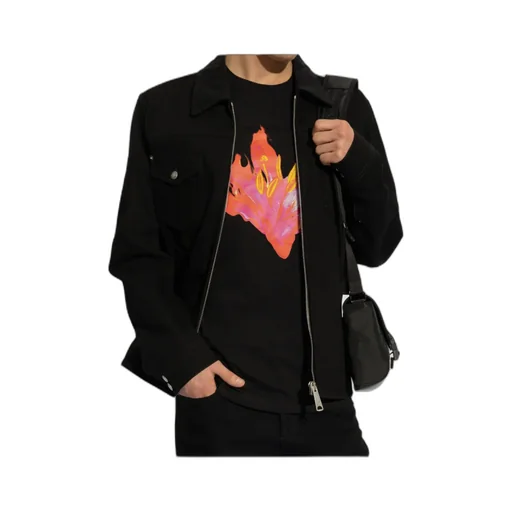 Zip-Up Denim Jacket