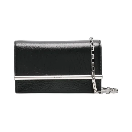 T-Bar Chain-Linked Clutch Bag