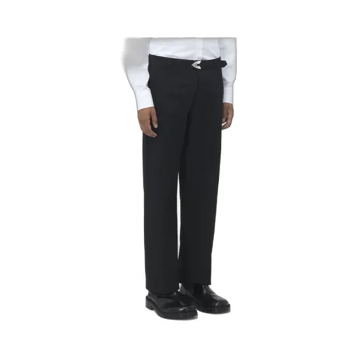 Straight-Leg Tailored Trousers