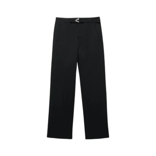 Straight-Leg Tailored Trousers