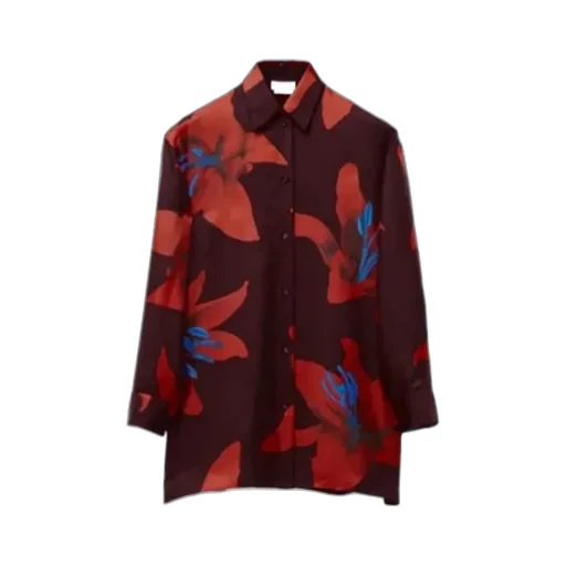 Floral Printed Buttoned Shirt