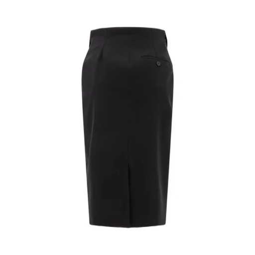 Zip Detailed Midi Skirt