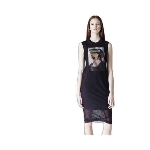 Hollow Portrait Dress