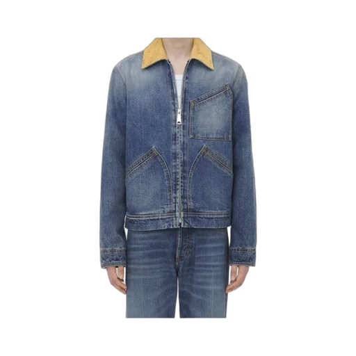 Zip-Up Denim Jacket