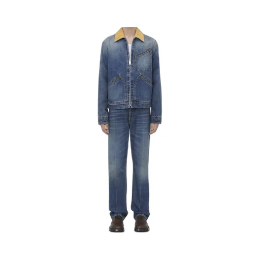 Zip-Up Denim Jacket