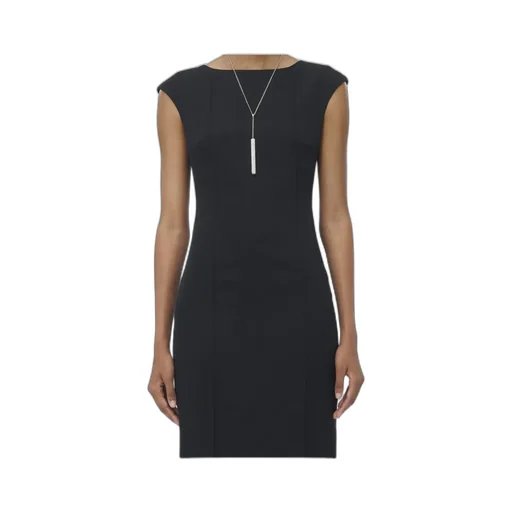 Crewneck Sleeveless Mini Dress