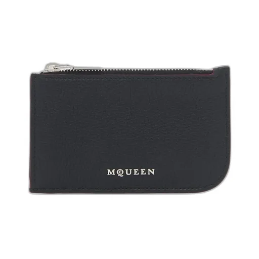 Logo Plaque Zipped Card Holders