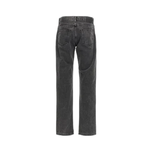 Logo Tag Straight-Leg Jeans