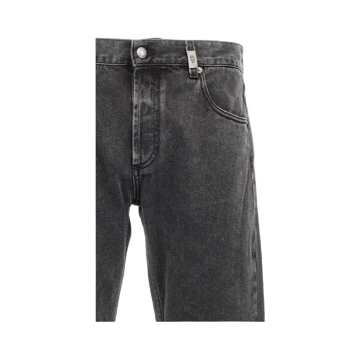 Logo Tag Straight-Leg Jeans