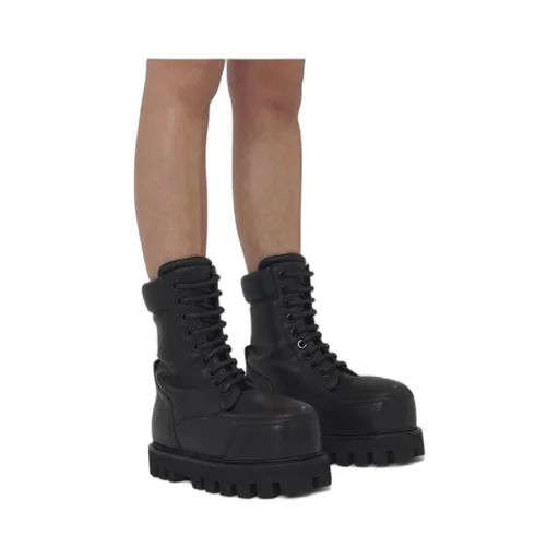 Parachute Lace-Up Ankle Boots
