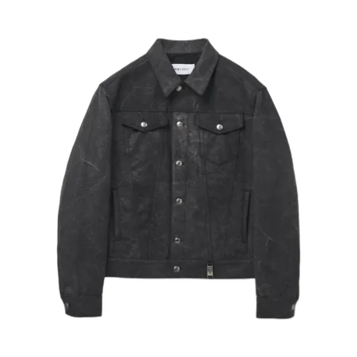 Buttoned Trucker Denim Jacket