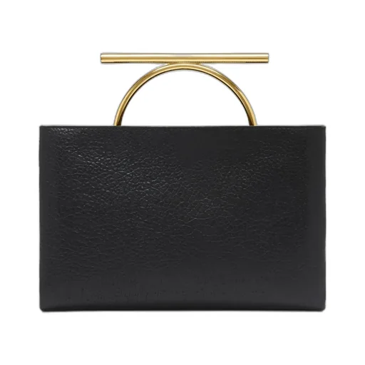 Handbag With Metal Handle