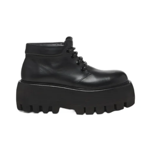 Oversized-Sole Lace-Up Shoes