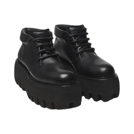 Oversized-Sole Lace-Up Shoes