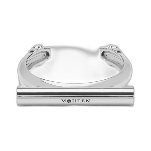 Cross-Bar Logo Engraved Bracelet
