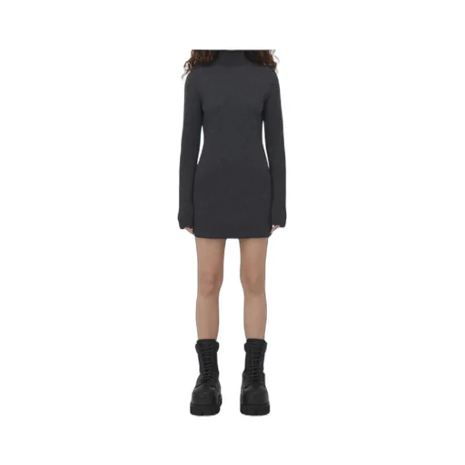Ribbed Knit Mini Dress