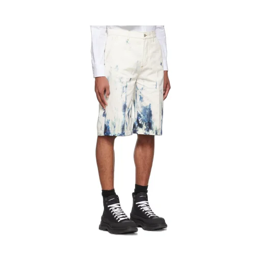 Tie-Dye Print Bermuda Shorts