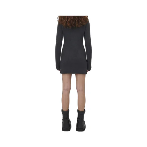 Ribbed Knit Mini Dress