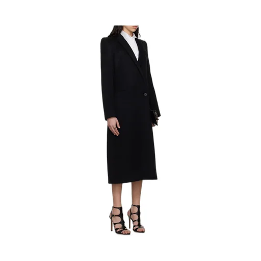 Stacked Shoulder Tailored Coat