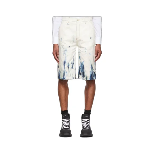 Tie-Dye Print Bermuda Shorts
