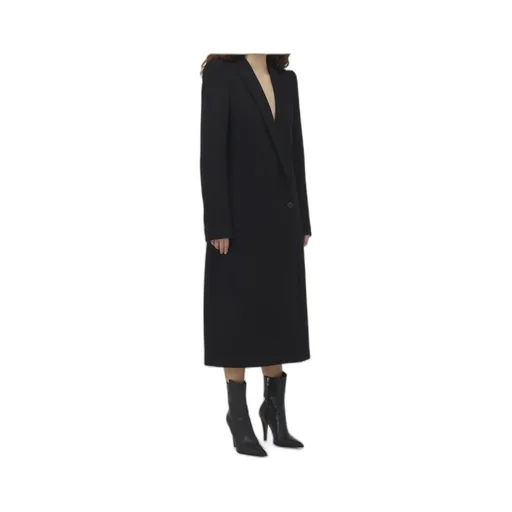 Stacked Shoulder Tailored Coat