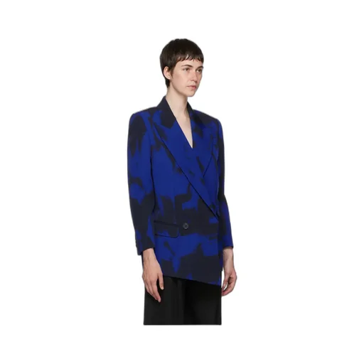 Double-Breasted Wool Blazer