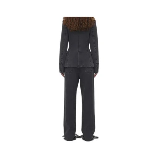 Twisted Spliced Denim Jacket