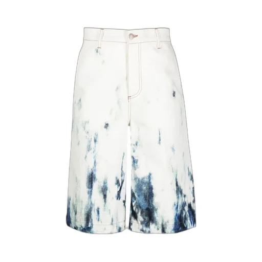 Tie-Dye Print Bermuda Shorts