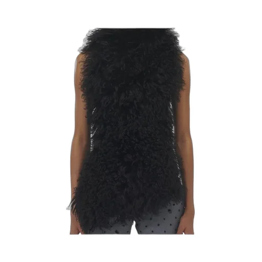 Shearling Sleeveless Top