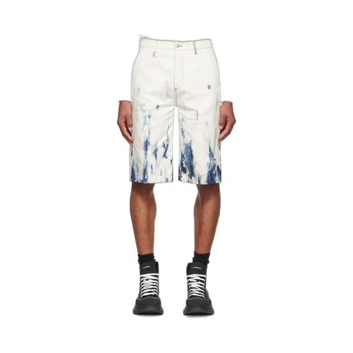 Tie-Dye Print Bermuda Shorts