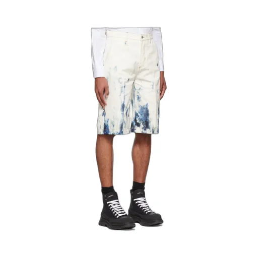 Tie-Dye Print Bermuda Shorts