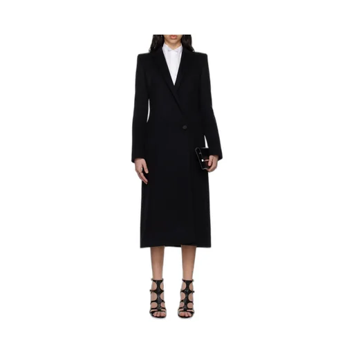Stacked Shoulder Tailored Coat