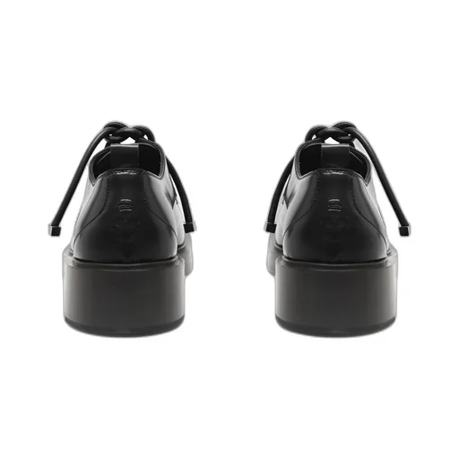 Round-Toe Lace-Up Derby Shoes