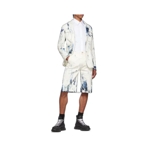 Tie-Dye Print Bermuda Shorts