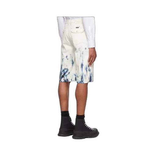Tie-Dye Print Bermuda Shorts