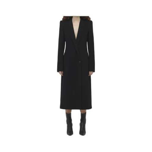 Stacked Shoulder Tailored Coat