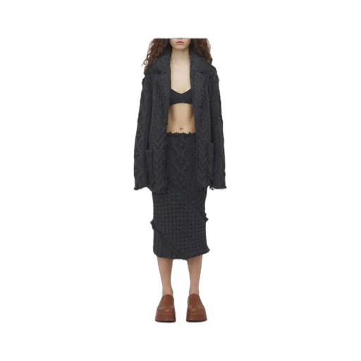 Cable-Knit Cardigan