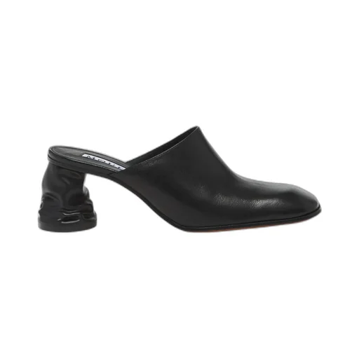 Crush Heeled Slip-On Mules